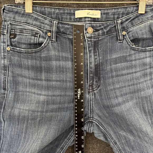 KanCan Celestine Jeans Womens 13/30 Blue Medium Wash Stretch Bootcut Flare Denim - Picture 9 of 13